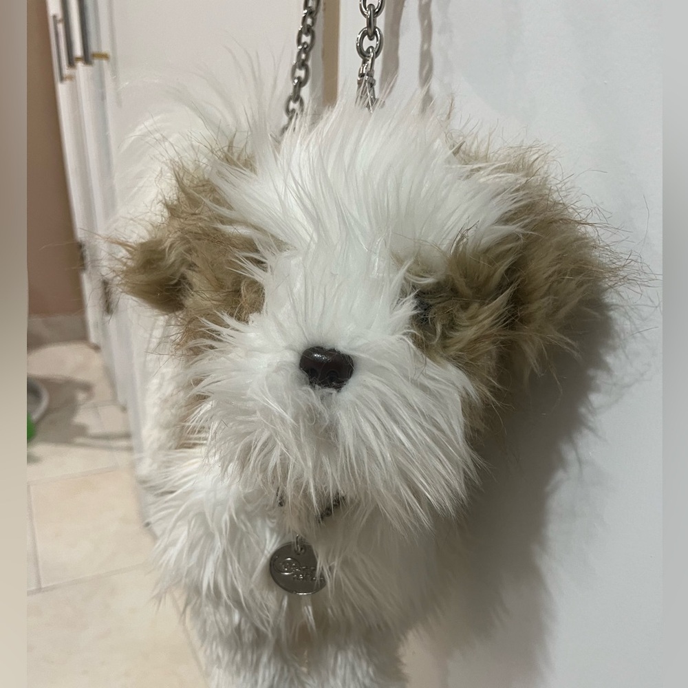 Fluffy Dog-Shaped Shoulder Bag - Picture 2 of 8